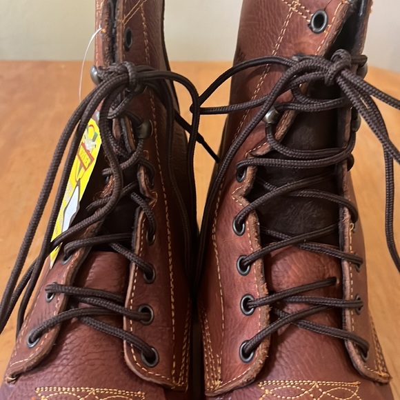 Workmen leather lace up work boot NWT men’s sz 13-13.5 oil resistant - Picture 3 of 12